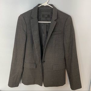 Grey J Crew Wool blazer